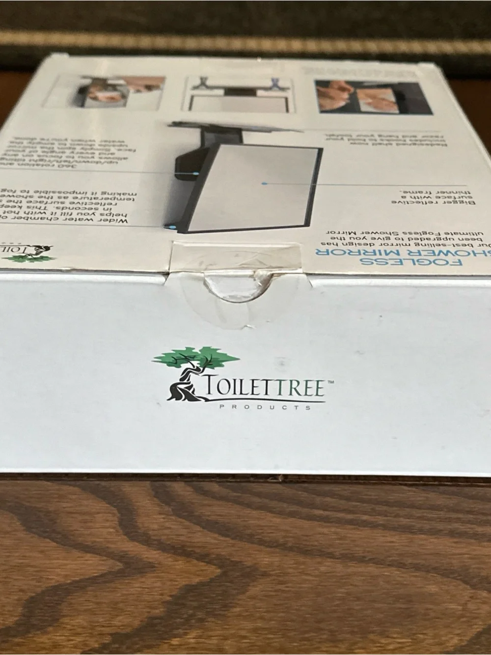 Fogless Shower Mirror by Toilettree Products New Open Box